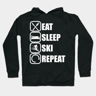 Eat Sleep Ski Repeat Hoodie